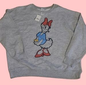 Disney Daisy Duck crewneck sweater size XL